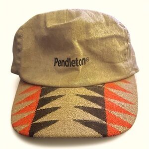 Vintage Pendleton Blanket Southwestern Strap-Back Baseball Cap
